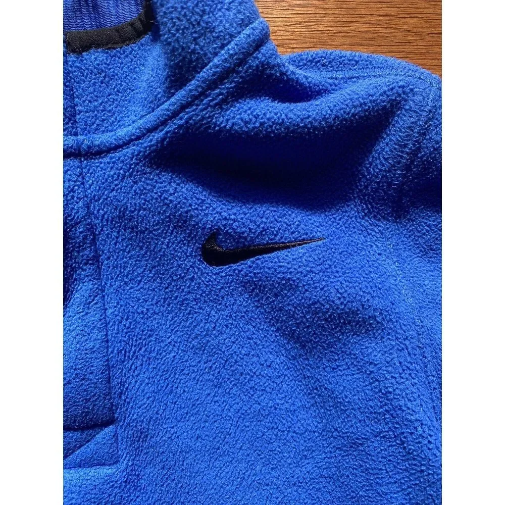 Nike Standard Fit Kids Blue 1/2 Zip Jacket Size‎ Small